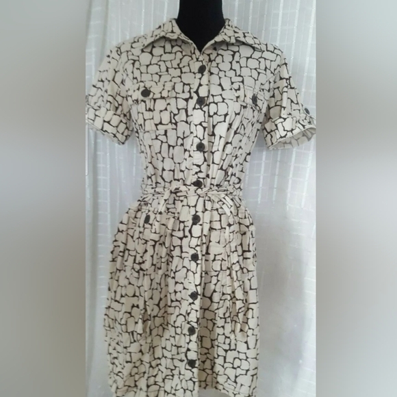 MERONA Button-Down Shirt Dress, Medium - Picture 10 of 10